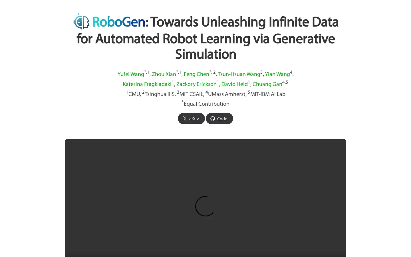 RoboGen : 基于生成式模拟的自动机器人学习