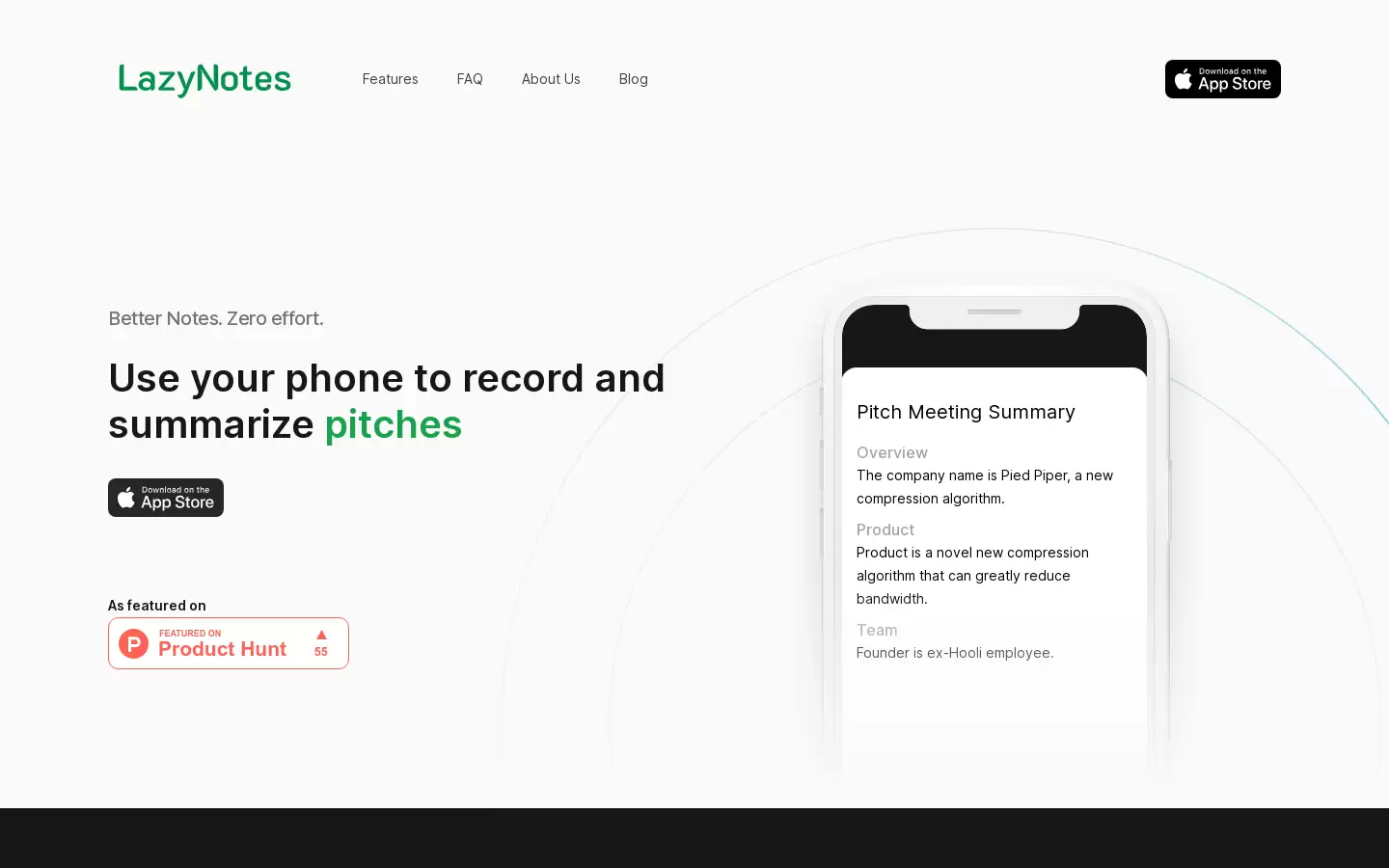 LazyNotes : 使用AI为您自动生成会议摘要