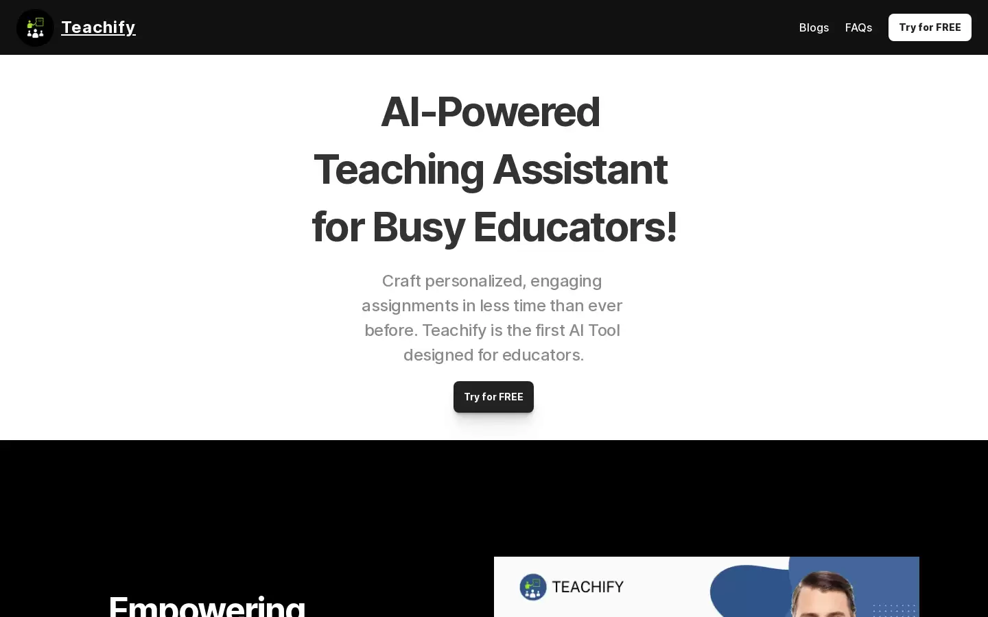 Teachify : AI助教,个性化教学辅助工具