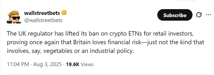 英国FCA加密ETN政策市场反应分析