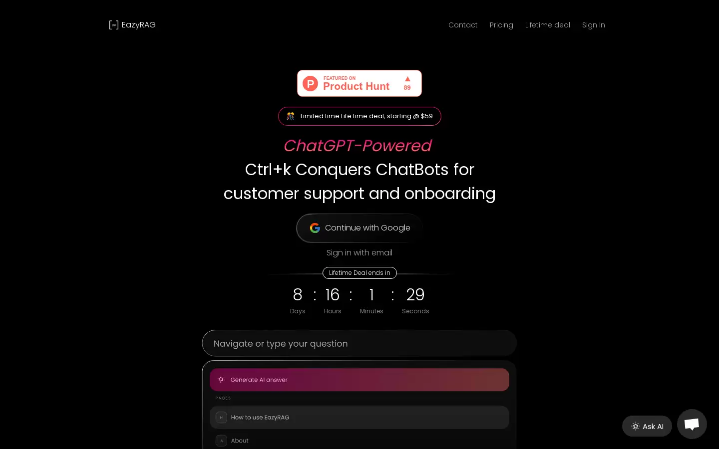 EazyRAG : 使用ChatGPT提升客户支持和新用户引导
