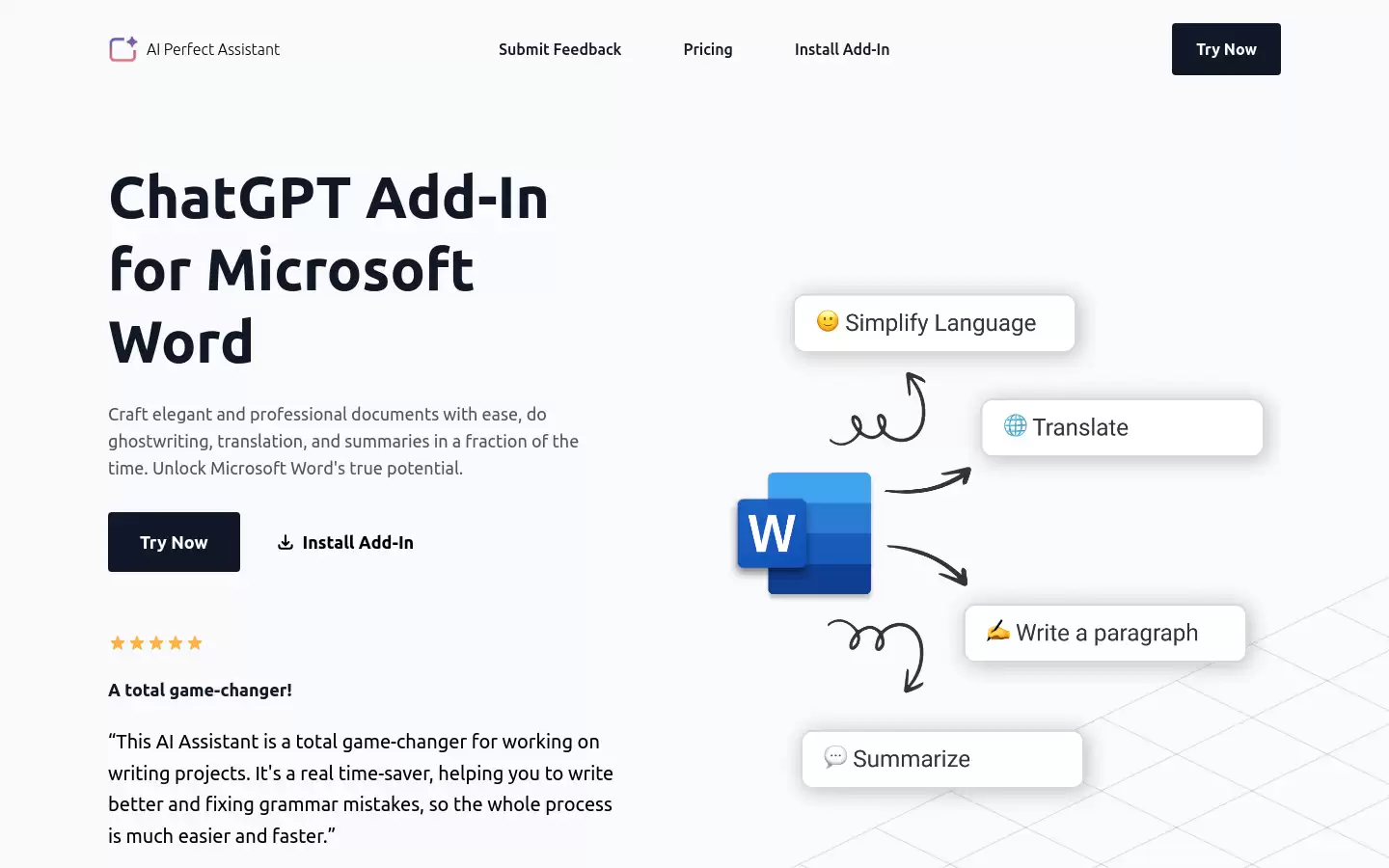 AI Perfect Assistant : 解锁Microsoft Word的真正潜力