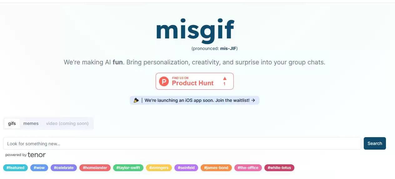 misgif : AI 动态表情生成器