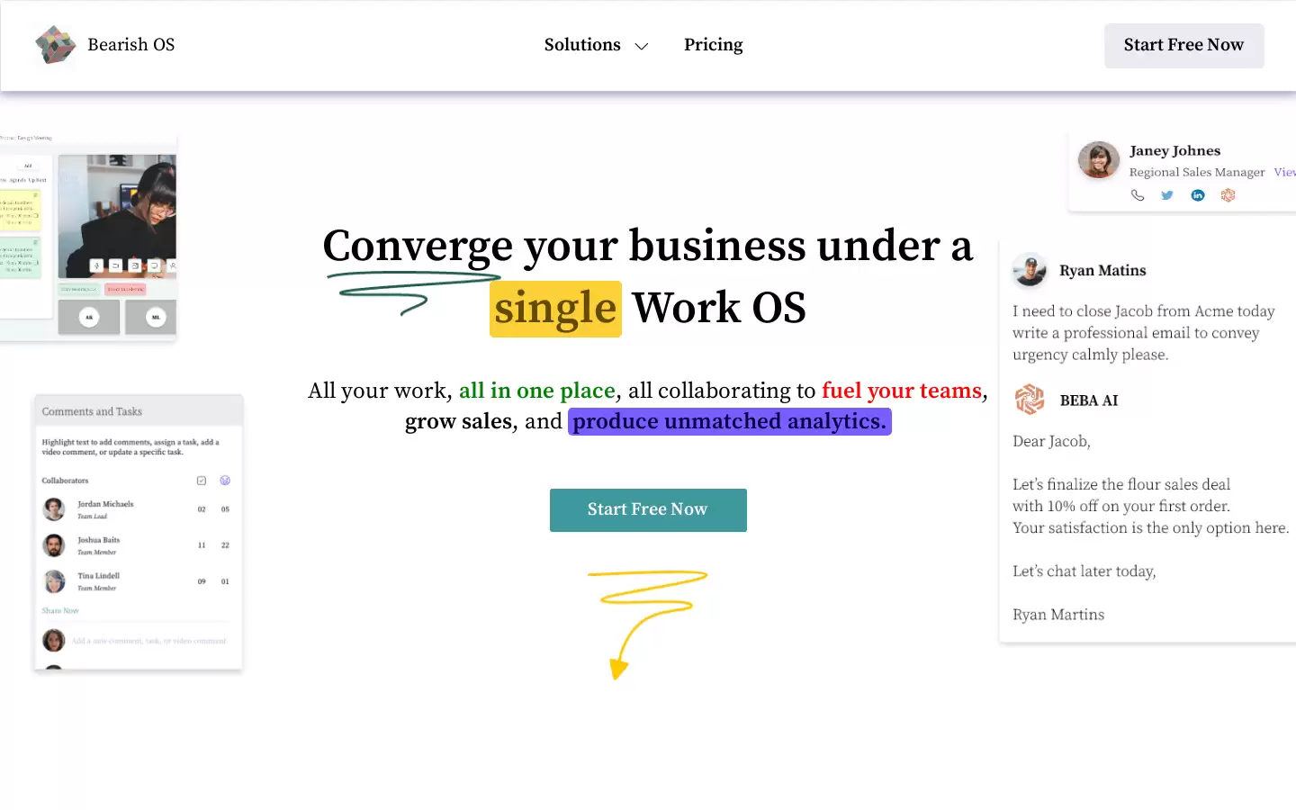 Bearish OS : Bearish OS是一个全功能的协作工作系统