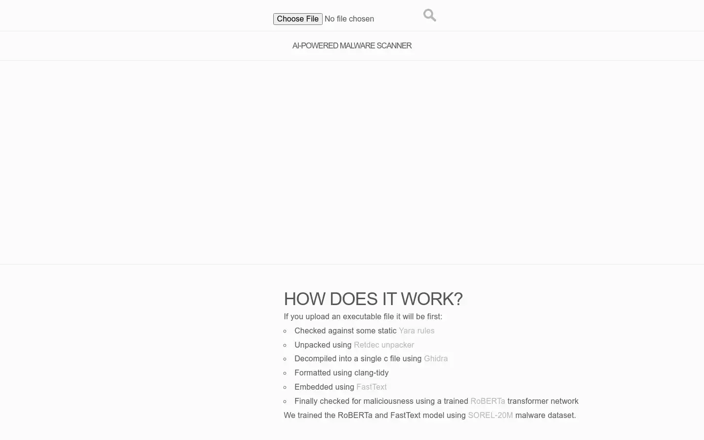 SecureWoof : AI 驱动的恶意软件扫描器