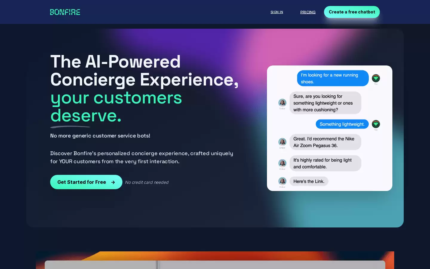 Bonfire AI : 定制AI聊天机器人，提供个性化用户体验