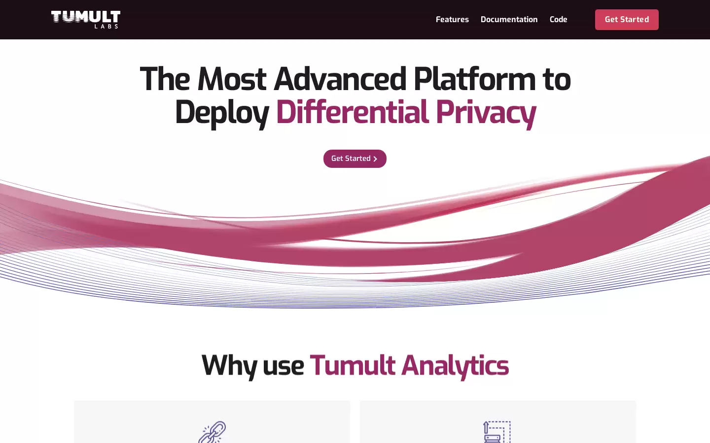 Tumult : 最先进的差分隐私部署平台