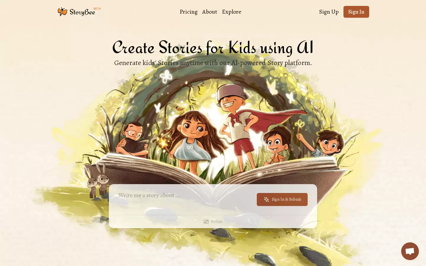 StoryBee : AI儿童故事生成平台