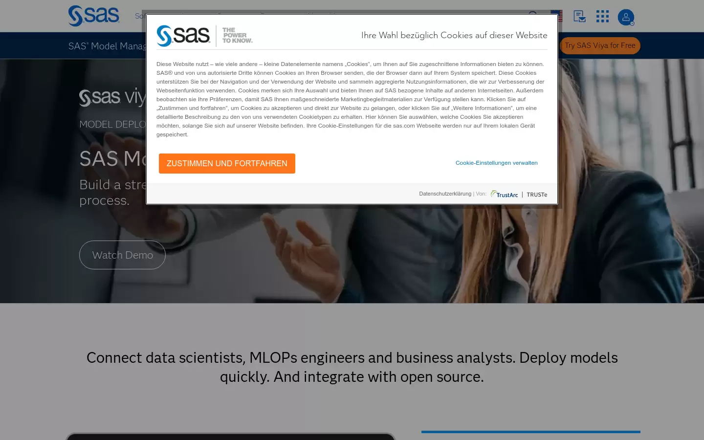 SAS Model Manager : SAS模型管理器 - 分析模型的完整生命周期管理