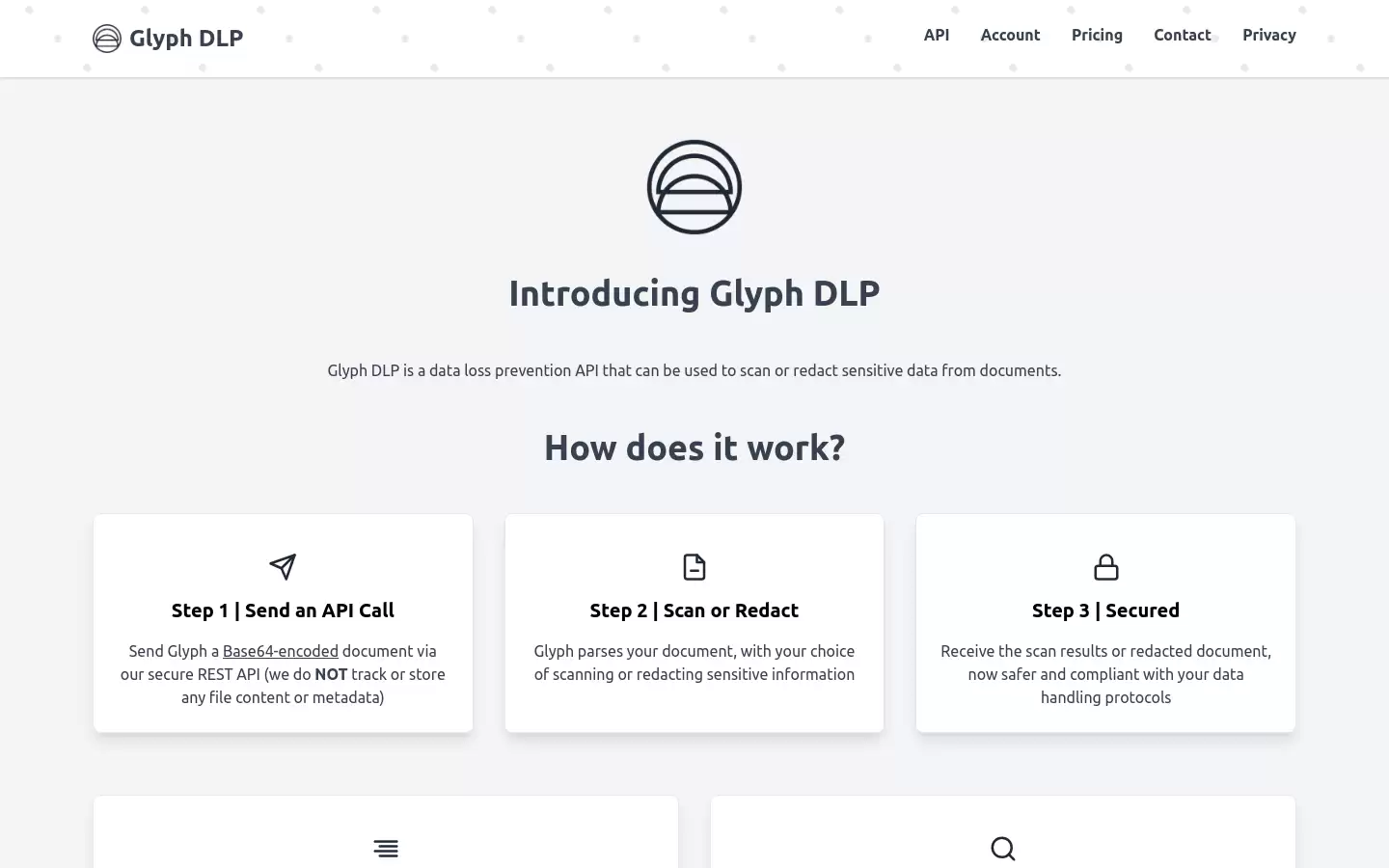 Glyph DLP : Glyph DLP: 数据丢失预防API