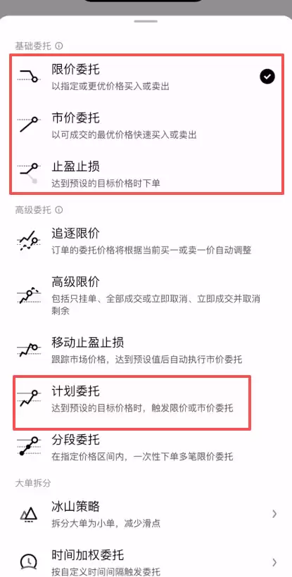 欧易合约交易:限价、市价、止盈止损以及计划委托成交形式全攻略