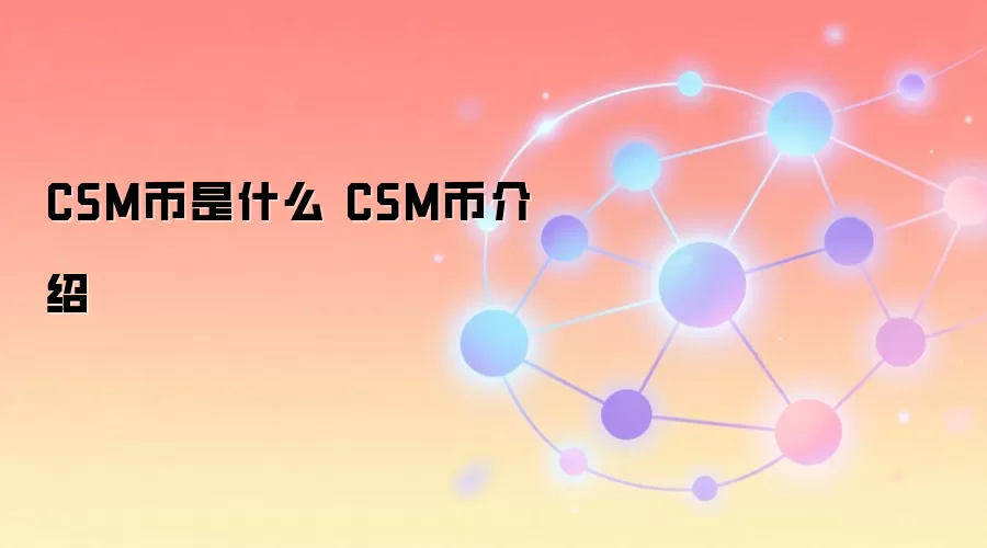 CSM币是什么 CSM币介绍