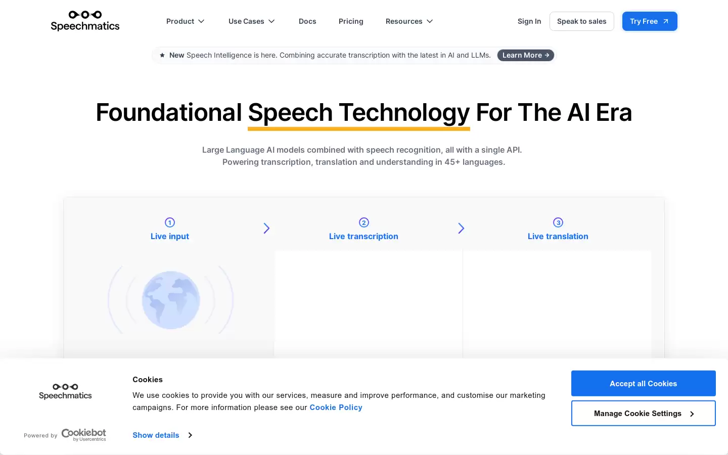 Speechmatics : AI语音技术