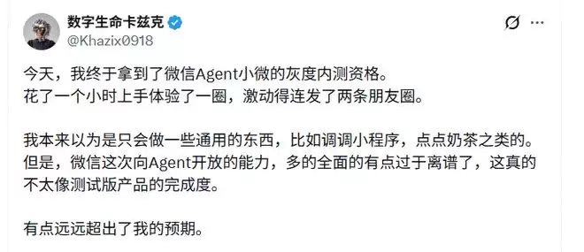 微信小微体验:AI 把事情做到最后一步,然后停下了