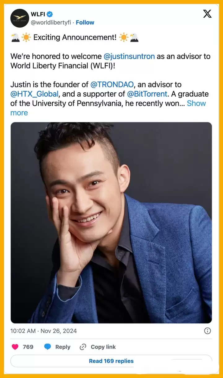 孙宇晨和川普同时站台的DeFi项目，普通投资者该如何看待？