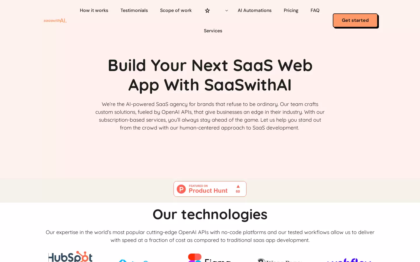Saas With AI : 即刻访问OpenAI最新API功能