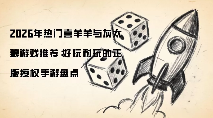 2026年热门喜羊羊与灰太狼游戏推荐:好玩耐玩的正版授权手游盘点