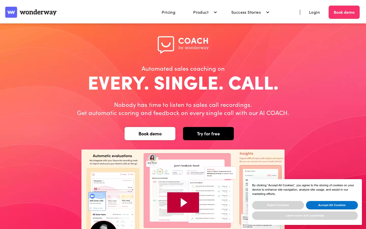 AI Coach : AI销售辅导,实现每个销售电话的自动评分和反馈