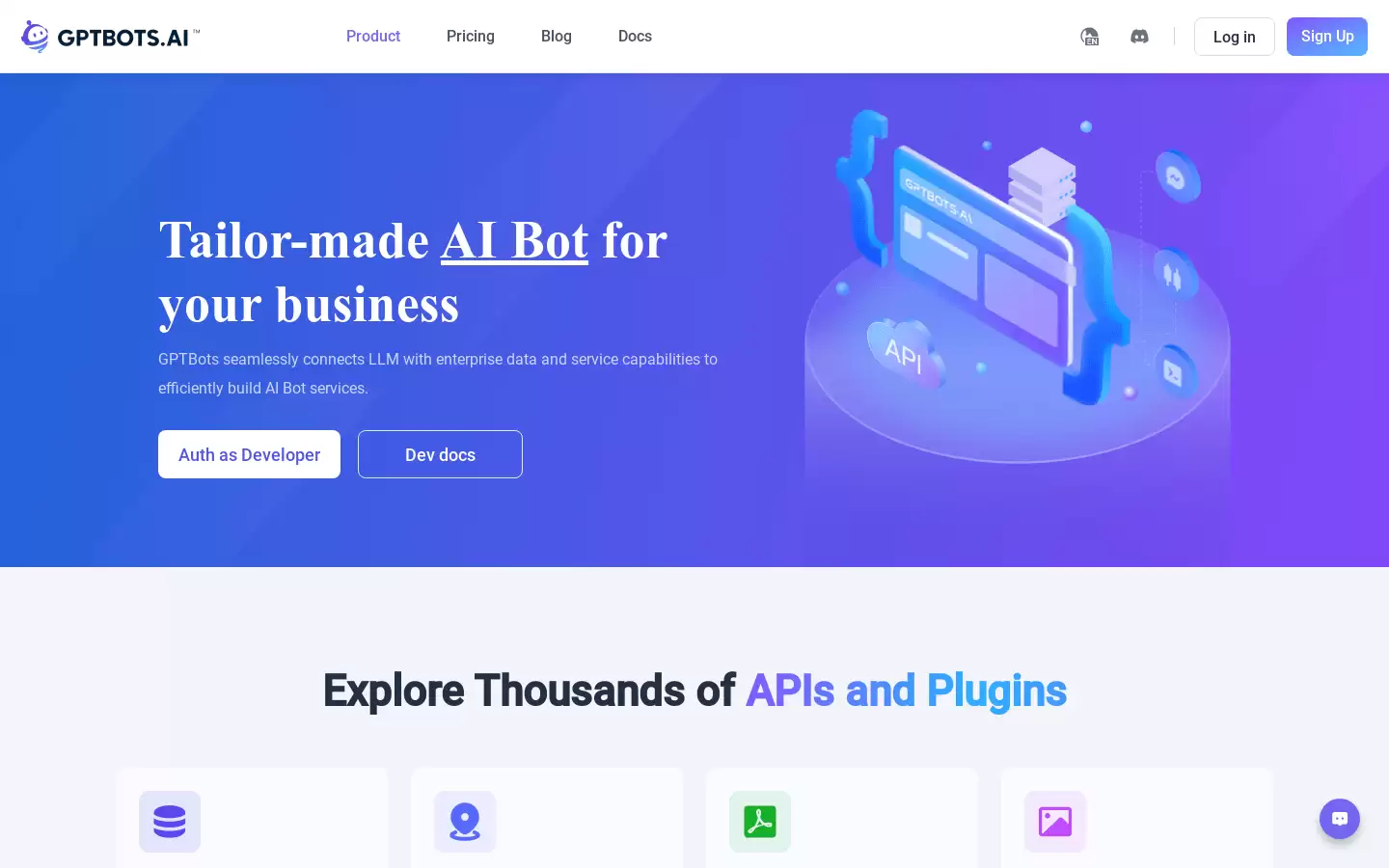 GPTBots : 为您的业务量身定制 AI Bot 应用