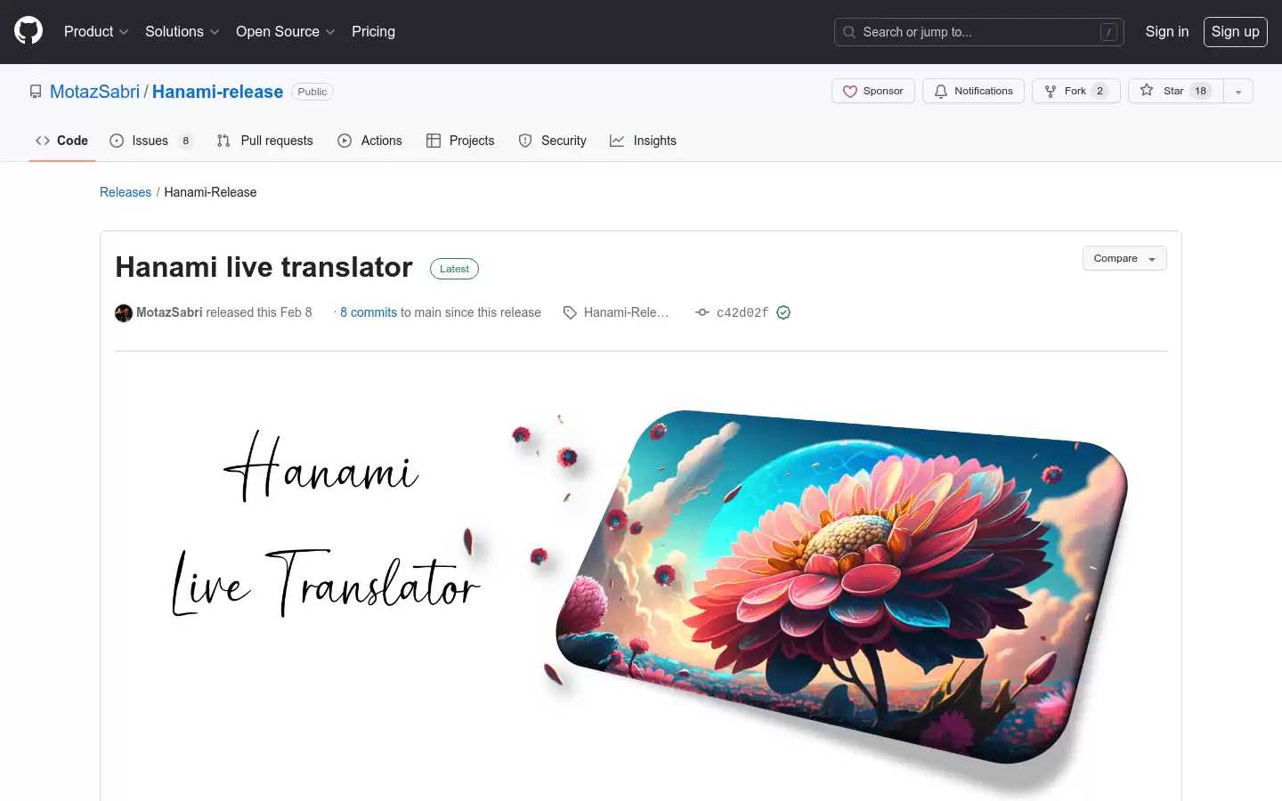 Hanami Live Translator : 实时翻译器，捕捉来自WINDOWS扬声器和麦克风的任何音频