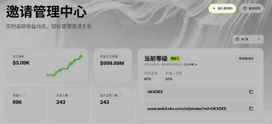 如何加入OKX DEX邀请计划 ?如何创建、分享邀请码 ?