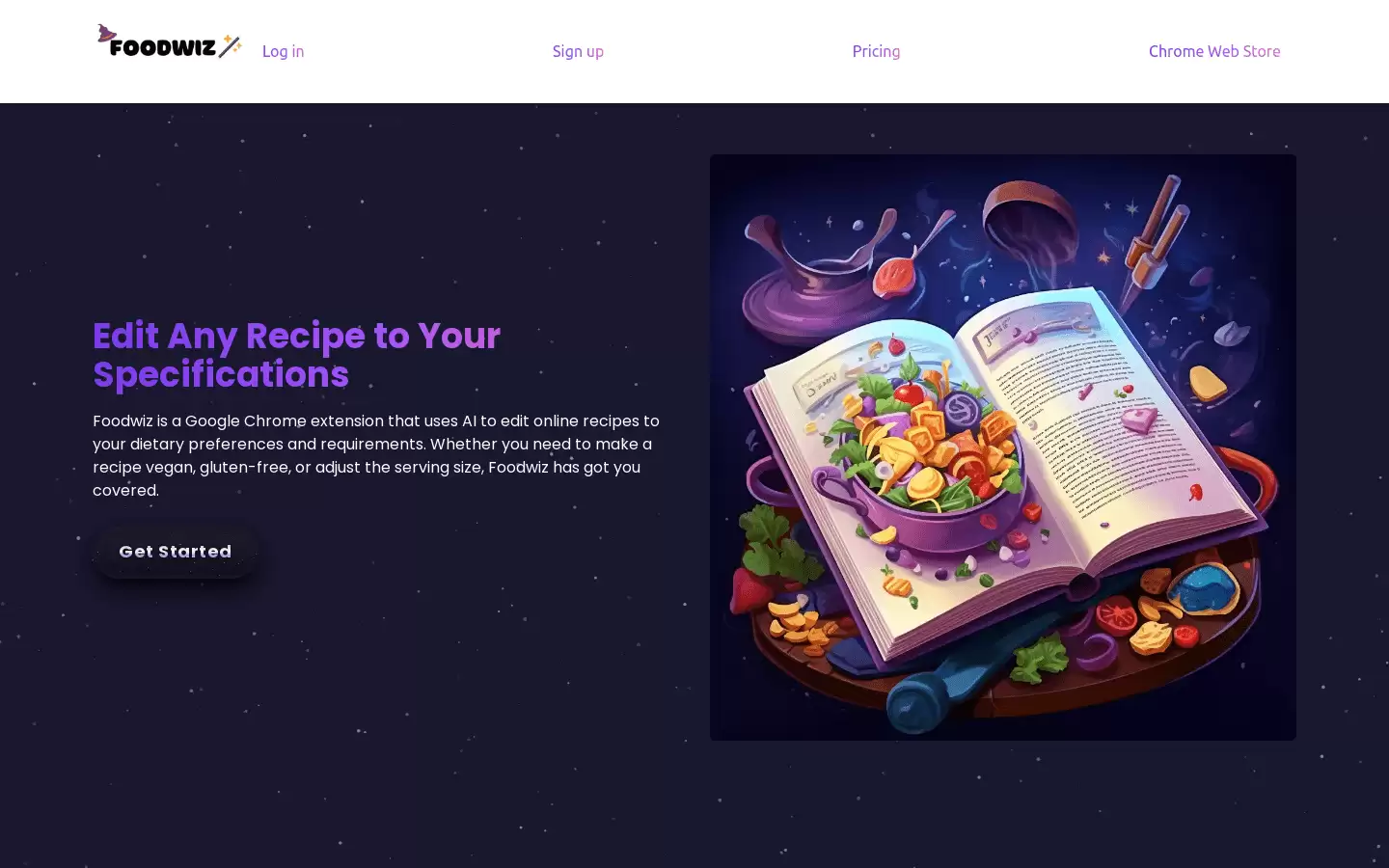 FoodWiz : 定制您喜欢的食谱