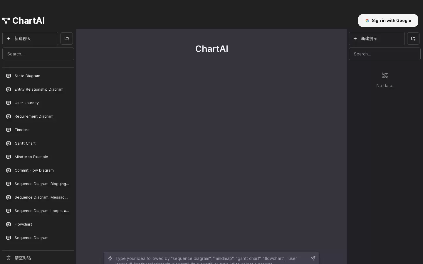 ChartAI : 智能图表生成工具