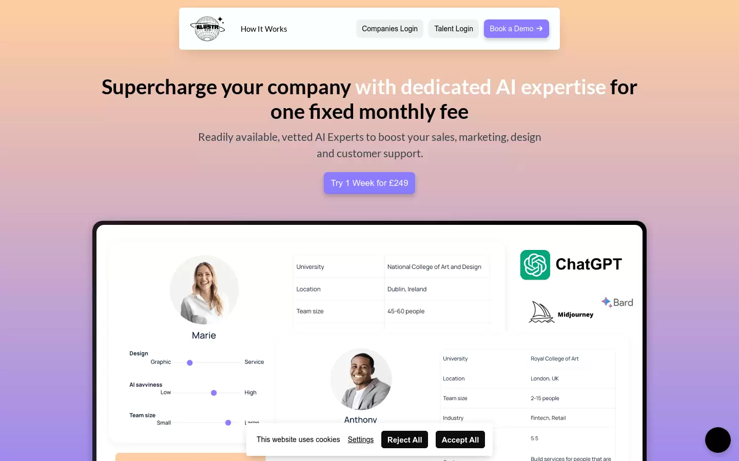 Klustr : 所有创意任务，一次固定月费