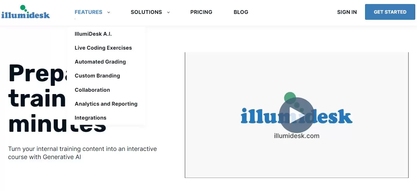 IllumiDesk : 将内部培训内容转化为交互式课程的生成式人工智能