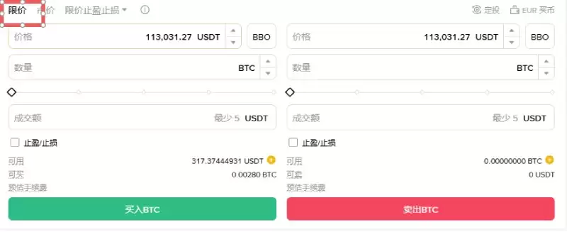币安现货交易限价单
