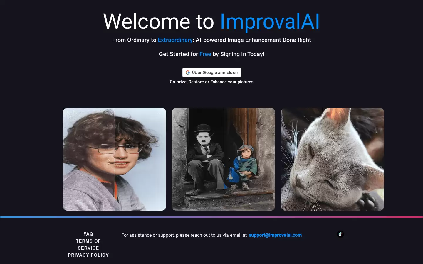 ImprovalAI : AI图像增强，让您的图片从普通变得非凡