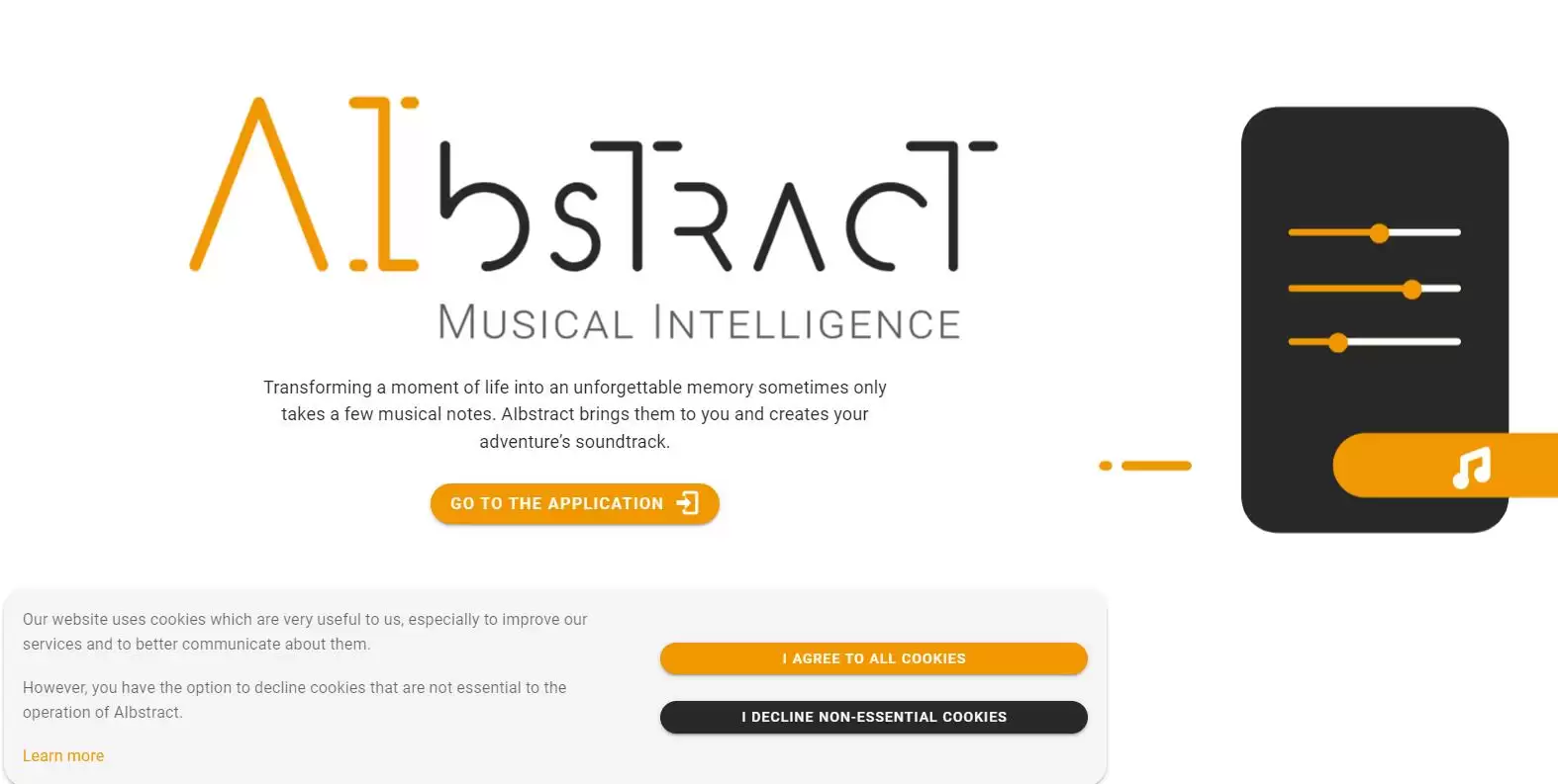 AIbstract : 生成个性化、原创、免版税音乐的AI音乐创作软件