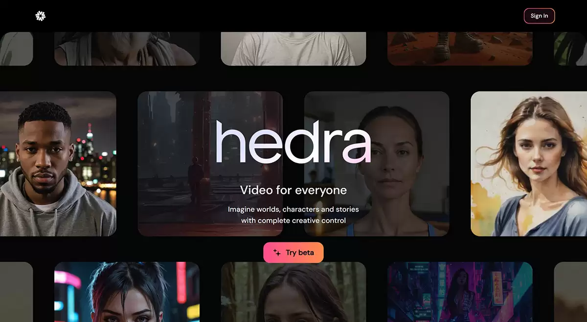 AI对口型视频工具Hedra，根据音频完美匹配嘴型，支持中文！