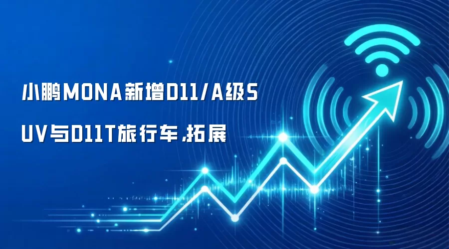 小鹏MONA新增D11/A级SUV与D11T旅行车,拓展