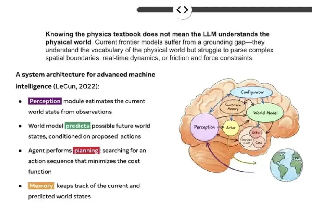 AMI Labs 冯雁：AI 迈向现实世界，世界模型不可或缺 