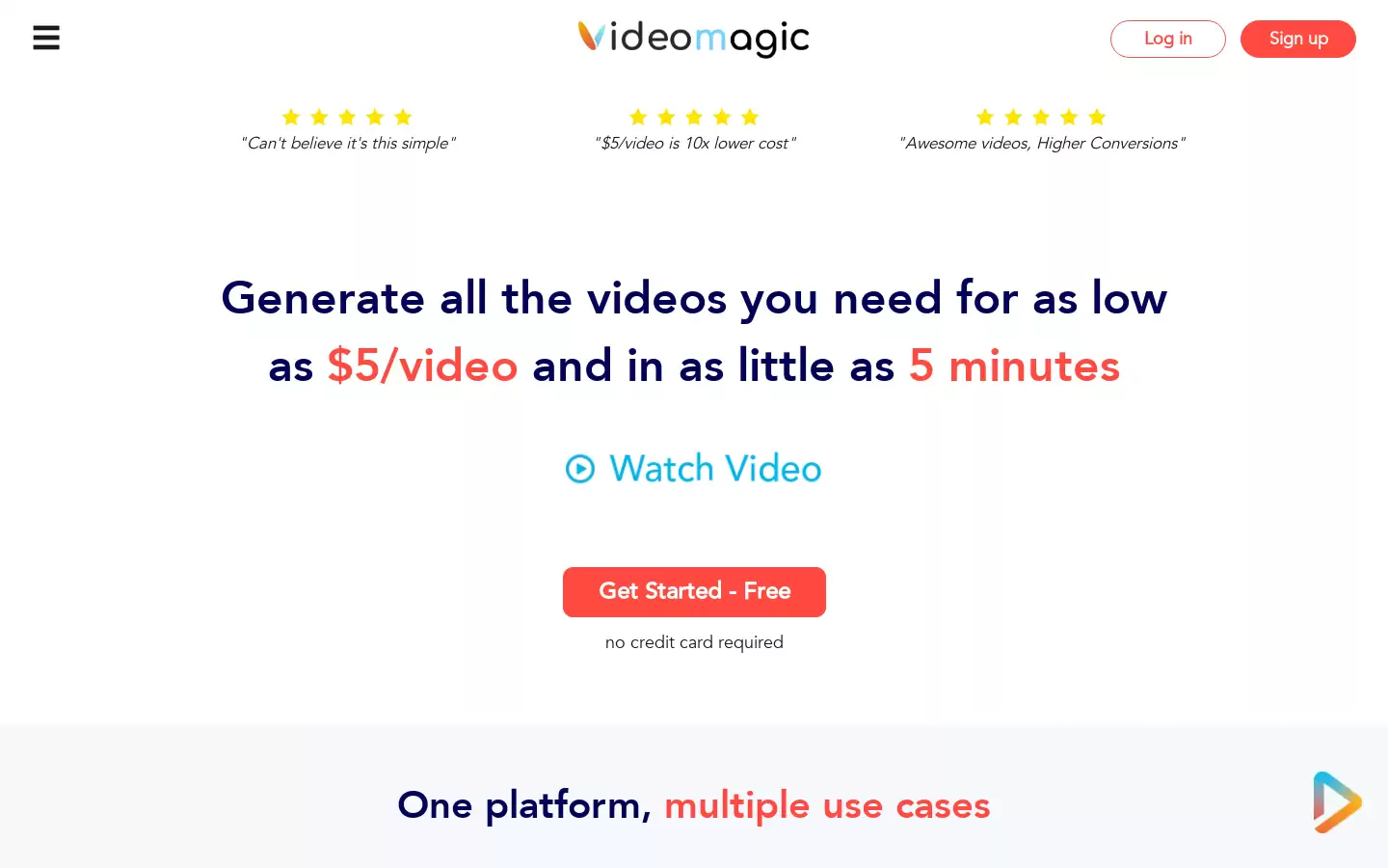 Video Magic : 生成高转化的视频