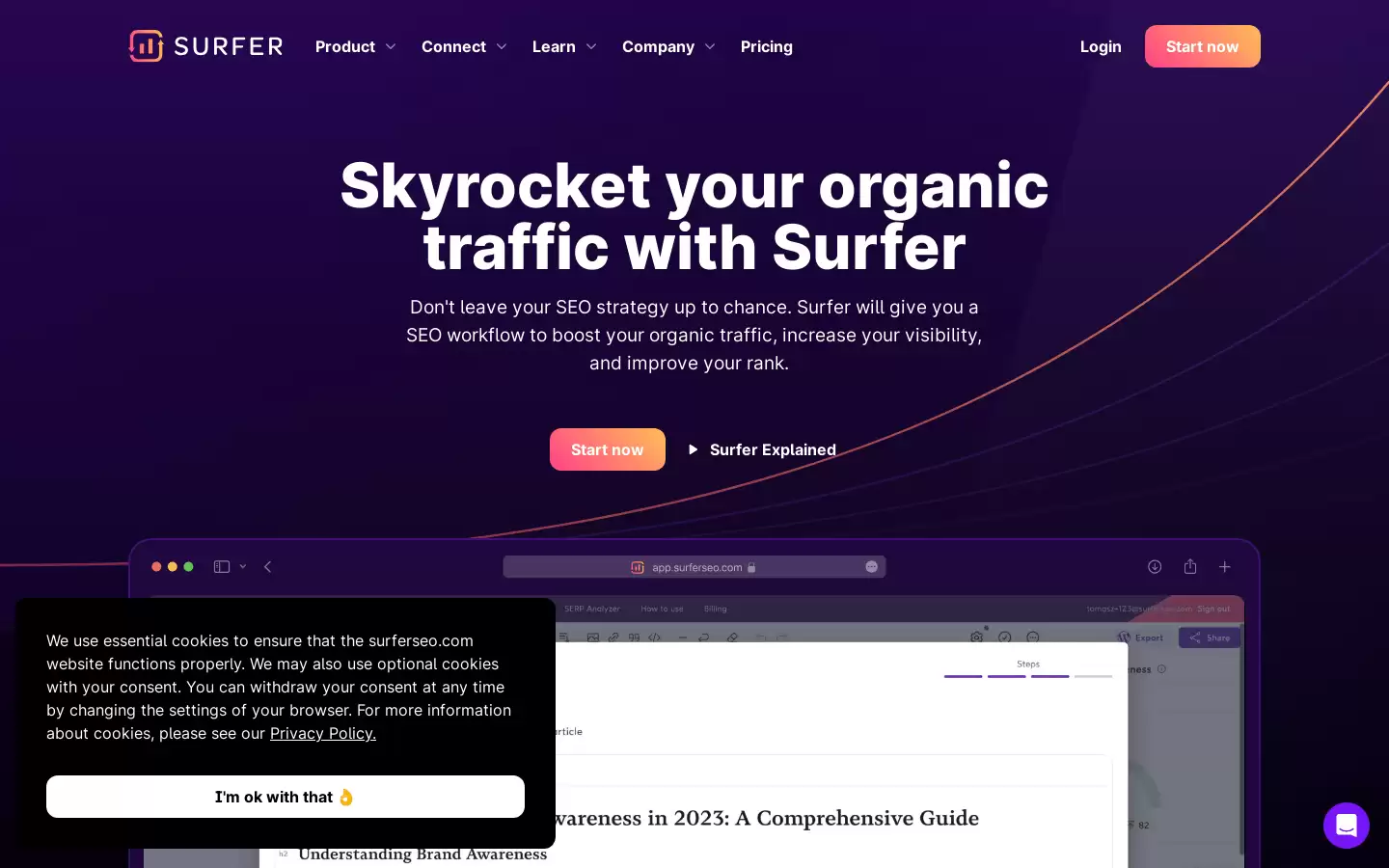 Surfer : 提升有机流量，优化SEO策略