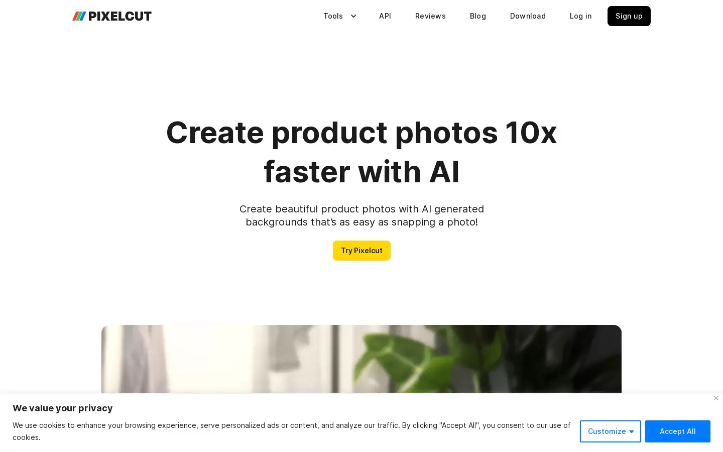 Pixelcut AI : AI生成背景，快速创建美观的产品照片
