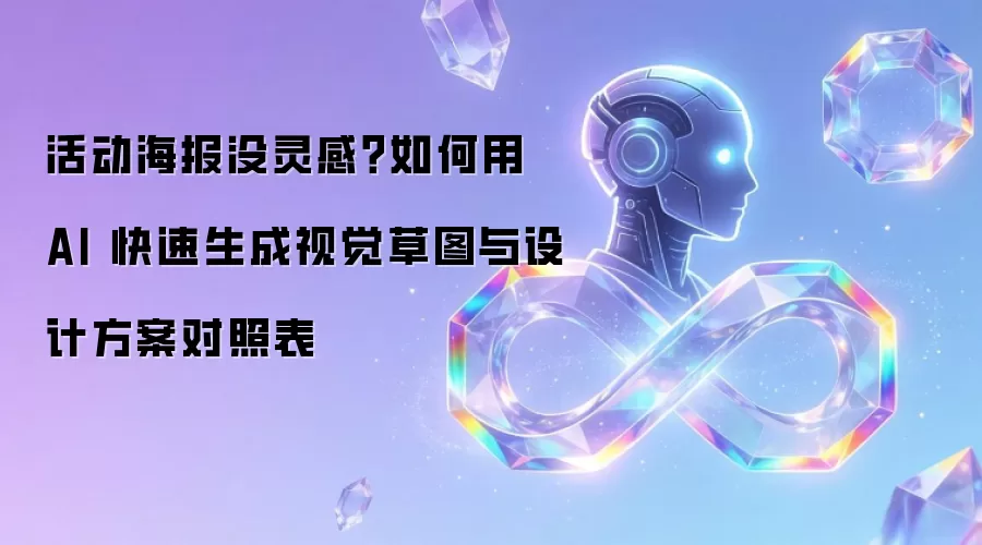 活动海报没灵感?如何用 AI 快速生成视觉草图与设计方案对照表