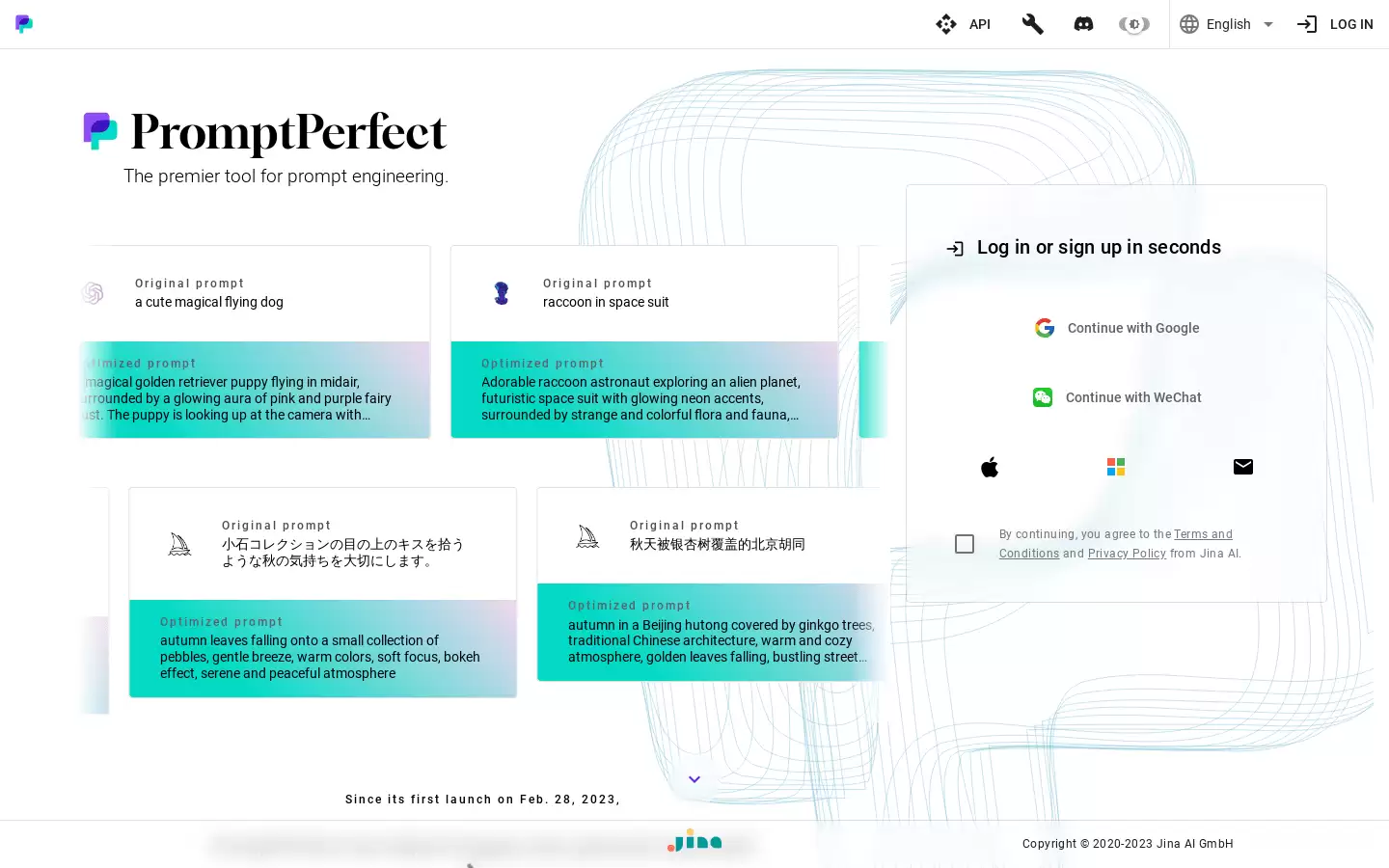 PromptPerfect : 专业的提示词工程：设计、优化、部署一条龙