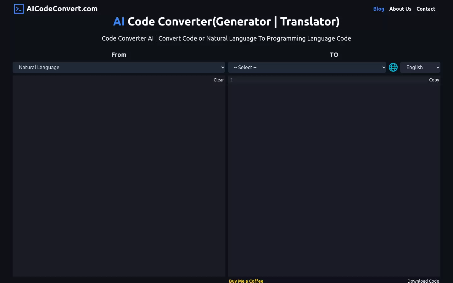 AI Code Convert : AI代码转换、生成与优化工具
