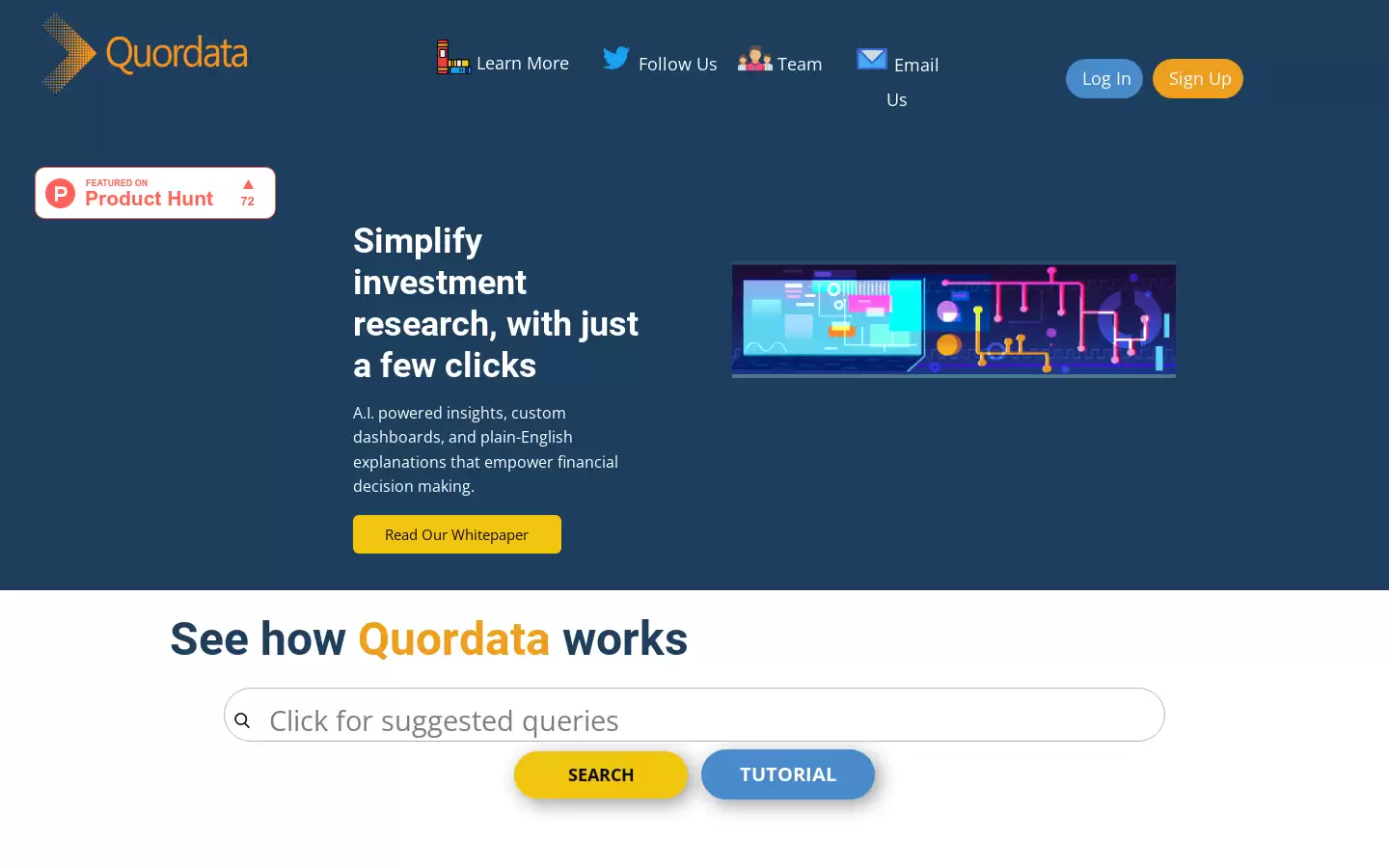 Quordata : Quordata通过AI分析网络文本为投资研究为简化支持。