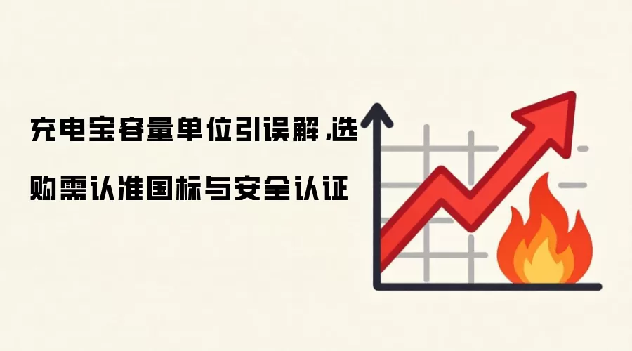 充电宝容量单位引误解,选购需认准国标与安全认证
