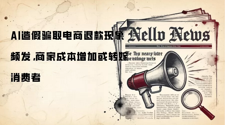 AI造假骗取电商退款现象频发,商家成本增加或转嫁消费者