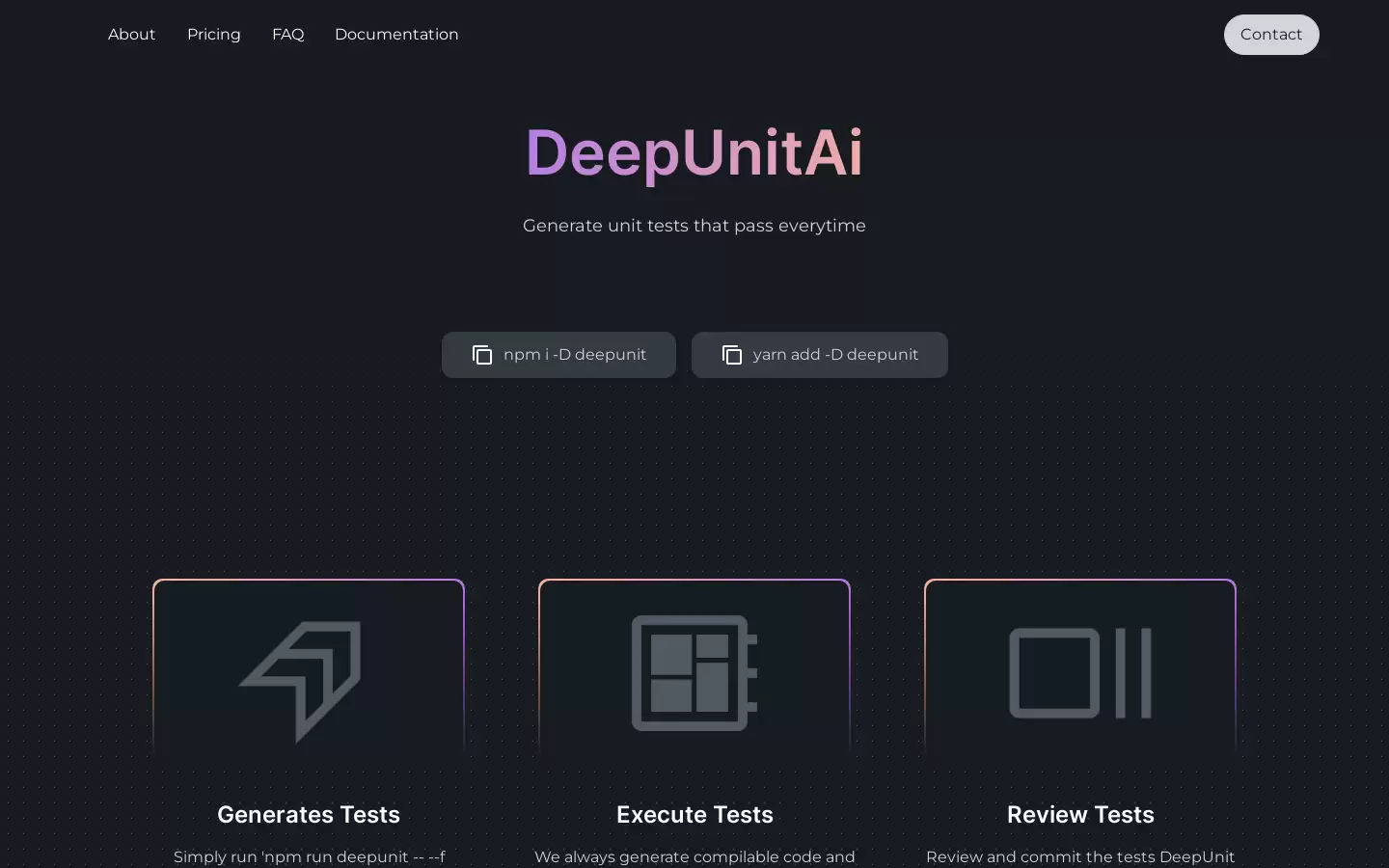 DeepUnit : 使用AI自动生成定制化单元测试
