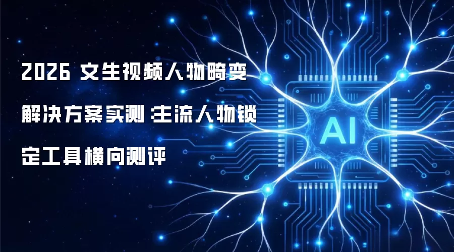 2026 文生视频人物畸变解决方案实测:主流人物锁定工具横向测评
