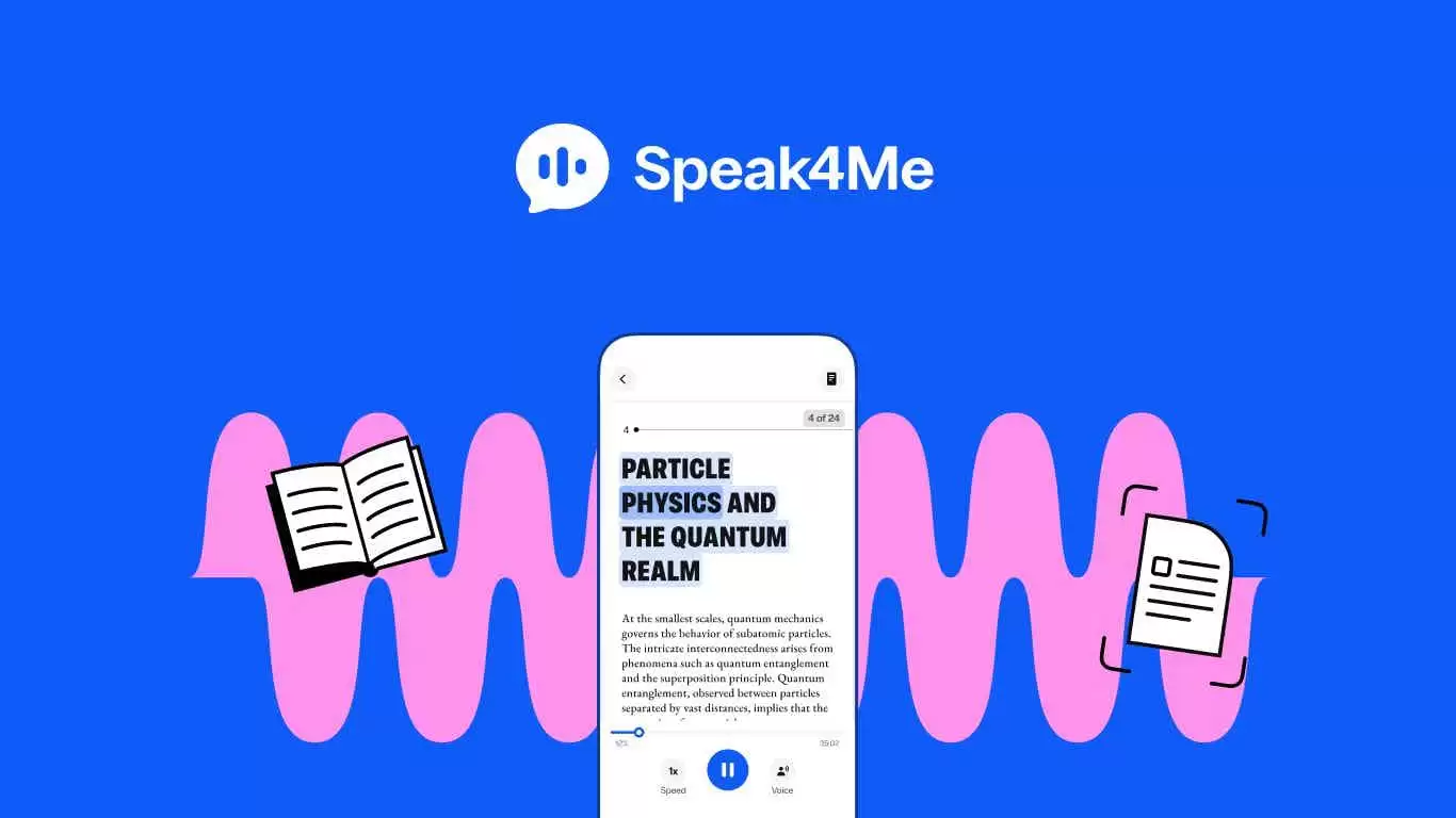 Speak4Me : 将任何文本文件转换为可听的内容