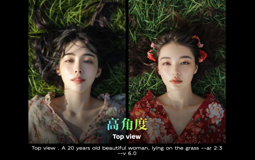 Midjourney绘画教程，用Midjourney控制人物构图 / 画面占比 / 摄影景别
