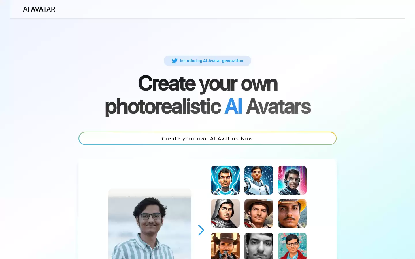 Photorealistic AI A vatars : AI A vatar生成