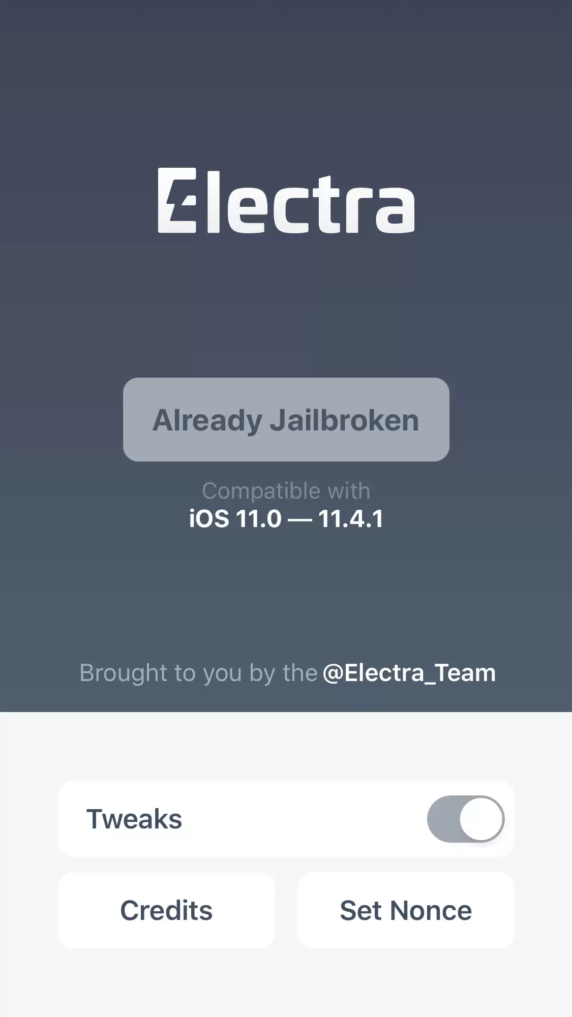 iOS 11 越狱工具 Electra 停止更新,兼容机型依旧可用 iOS 11 越狱工具 Electra 停止更新,兼容机型依旧可用
